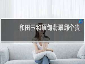 和田玉和缅甸翡翠哪个贵
