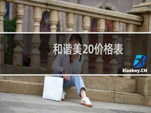 和谐美 价格表