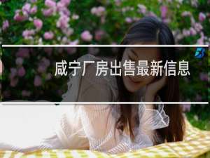 咸宁厂房出售最新信息
