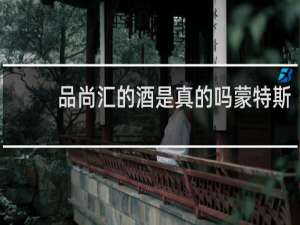 品尚汇的酒是真的吗蒙特斯