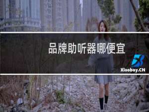 品牌助听器哪便宜