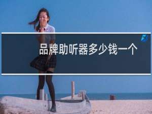 品牌助听器多少钱一个