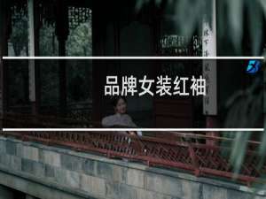 品牌女装红袖