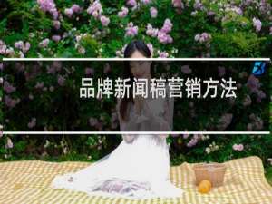 品牌新闻稿营销方法