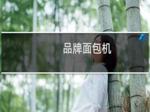 品牌面包机