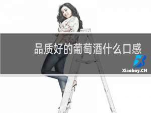 品质好的葡萄酒什么口感
