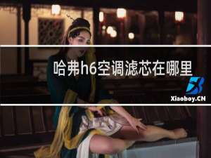 哈弗h6空调滤芯在哪里