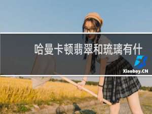 哈曼卡顿翡翠和琉璃有什么区别