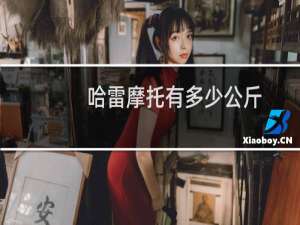 哈雷摩托有多少公斤