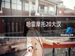 哈雷摩托 大汉