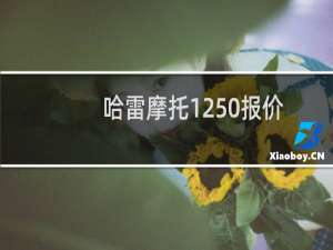 哈雷摩托1250报价