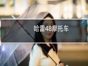 哈雷48摩托车