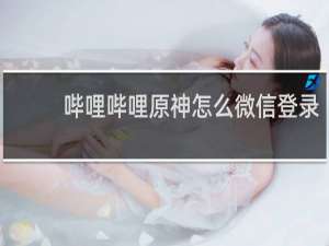 哔哩哔哩原神怎么微信登录