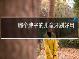 哪个牌子的儿童牙刷好用