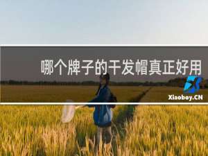 哪个牌子的干发帽真正好用