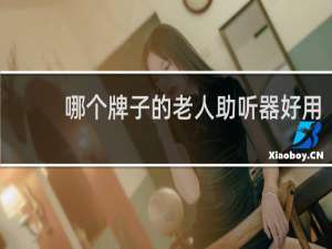 哪个牌子的老人助听器好用