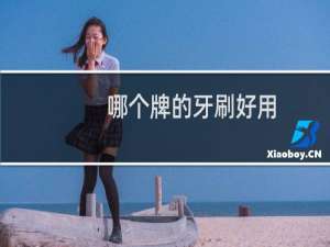 哪个牌的牙刷好用