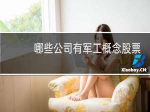 哪些公司有军工概念股票
