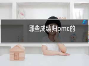 哪些成绩归pmc的