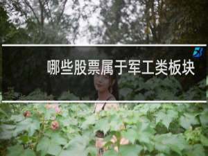 哪些股票属于军工类板块