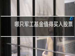 哪只军工基金值得买入股票