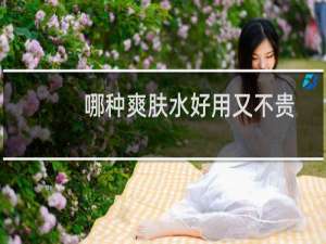 哪种爽肤水好用又不贵