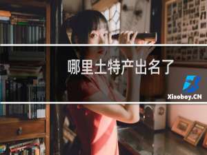 哪里土特产出名了