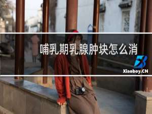 哺乳期乳腺肿块怎么消