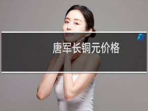 唐军长铜元价格
