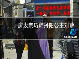 唐太宗巧释丹阳公主对薛万彻的态度