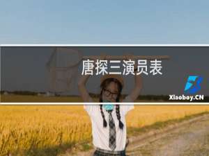 唐探三演员表（唐人街探案3电影简介）