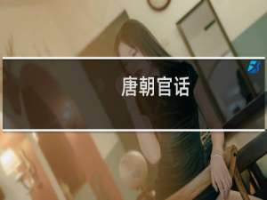 唐朝官话：唐朝的官方语言是什么？