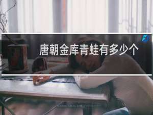 唐朝金库青蛙有多少个
