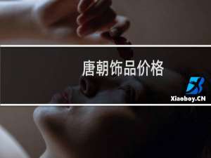 唐朝饰品价格