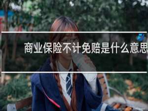商业保险不计免赔是什么意思