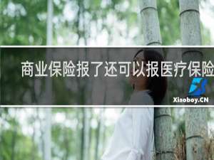 商业保险报了还可以报医疗保险吗