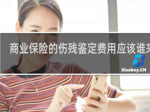 商业保险的伤残鉴定费用应该谁来付