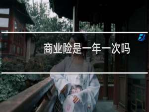 商业险是一年一次吗