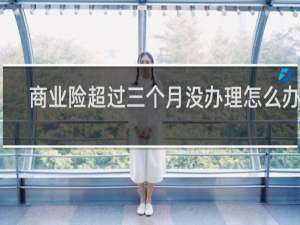 商业险超过三个月没办理怎么办呢