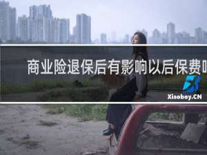 商业险退保后有影响以后保费吗