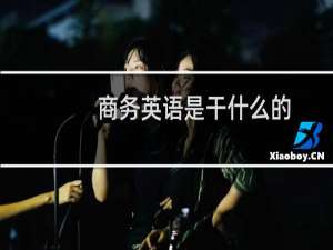 商务英语是干什么的