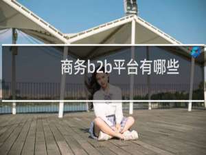 商务b2b平台有哪些