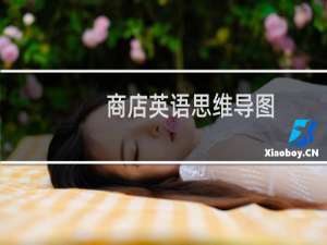 商店英语思维导图（商店英语）