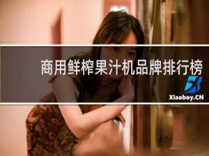 商用鲜榨果汁机品牌排行榜