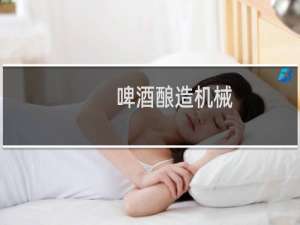 啤酒酿造机械