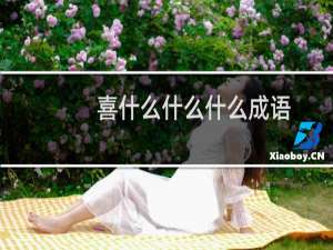喜什么什么什么成语