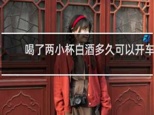 喝了两小杯白酒多久可以开车