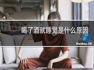 喝了酒就睡觉是什么原因