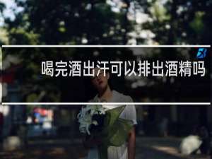 喝完酒出汗可以排出酒精吗
