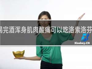 喝完酒浑身肌肉酸痛可以吃洛索洛芬钠片吗